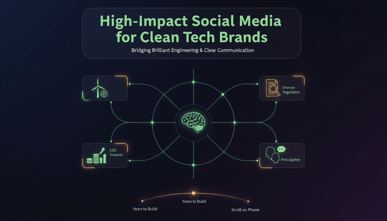 Beyond Likes: High-Impact Social Media for Clean Tech Brands